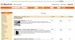 Desktop Screenshot of pc.bazos.sk