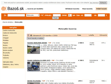 Tablet Screenshot of motocykle.bazos.sk