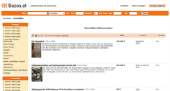 Desktop Screenshot of immobilien.bazos.at