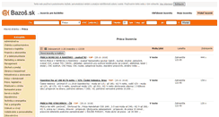 Desktop Screenshot of praca.bazos.sk