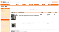 Desktop Screenshot of elektro.bazos.at