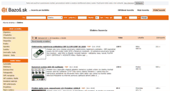 Desktop Screenshot of elektro.bazos.sk