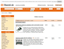 Tablet Screenshot of elektro.bazos.sk