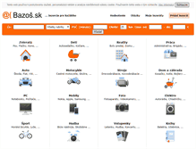 Tablet Screenshot of bazos.sk